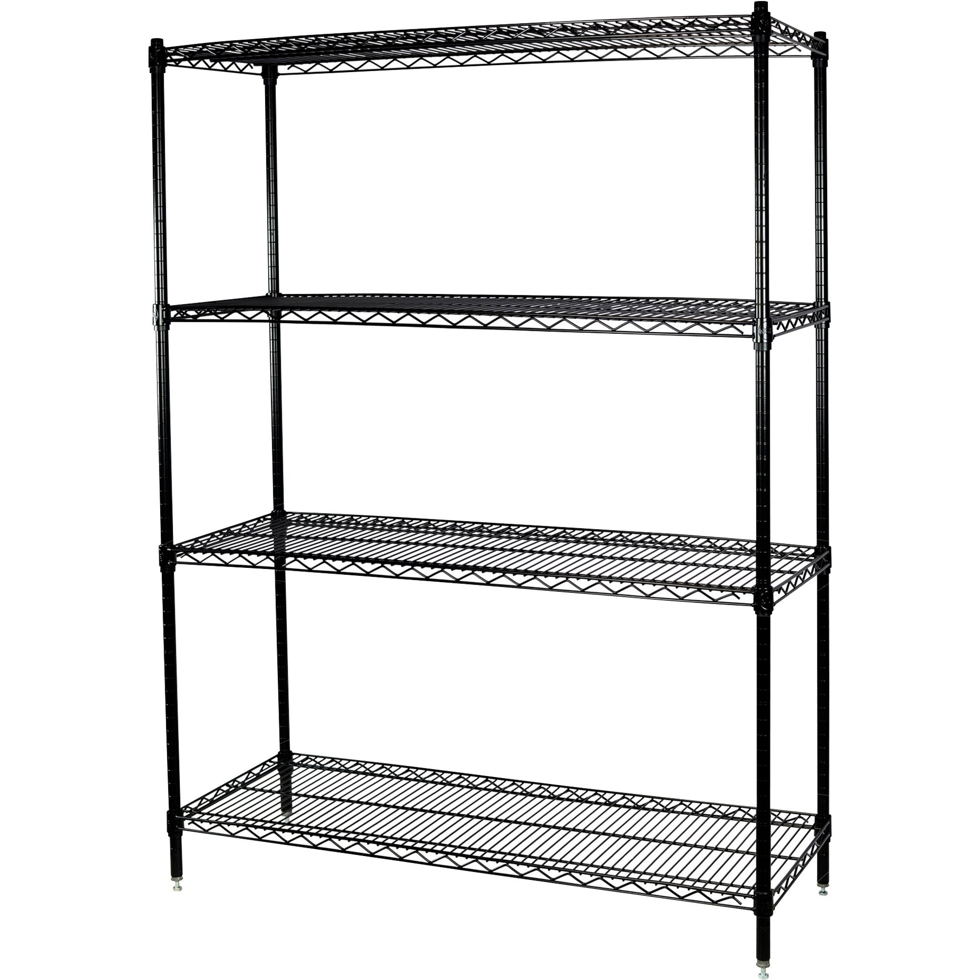 Ironton 3Tier Industrial Shelving Rack — 77in.W x 24in.D x 72in.H